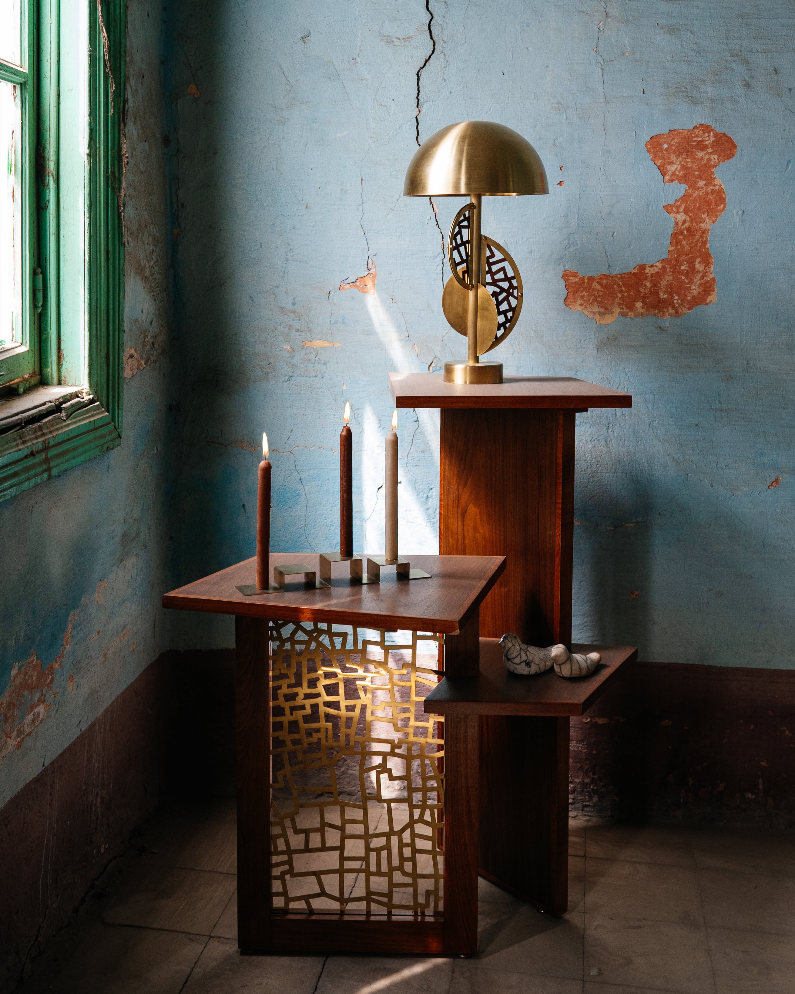 Ghuroob Brass Table Lamp