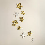 9 Pieces Fol & Yasmine Brass Wall Art