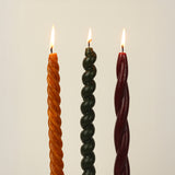 Halazona Beeswax Candles in Molokheya (Set of 3)