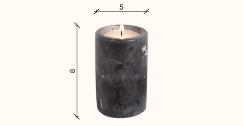 Leil Marble Candleholder (1 Pc) image
