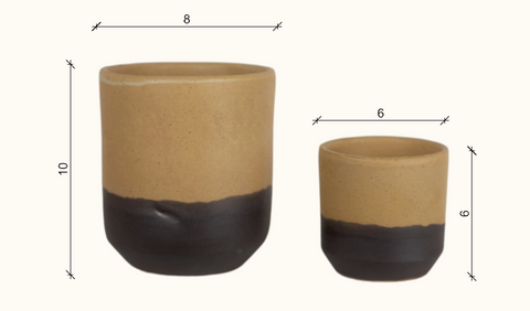 Qahwa Clay Cups Set (Set of 2) image