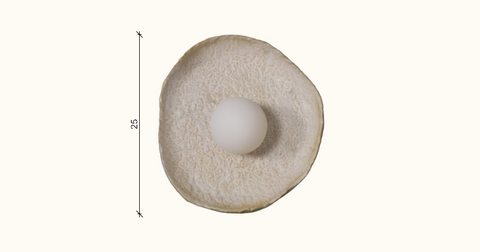 Sadafa Clay Wall Lamp image