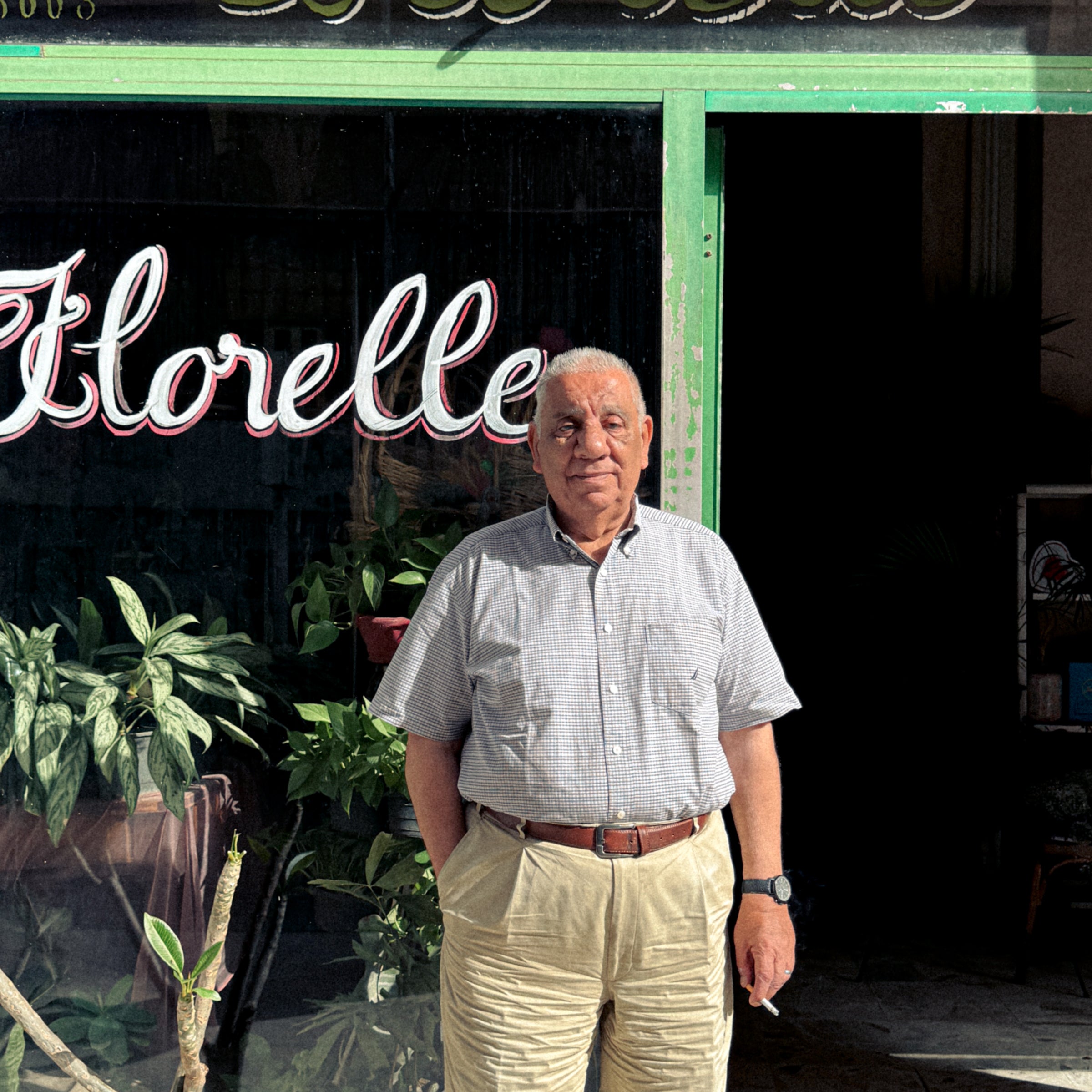 Alexandria flower shop Egypt history au pavillion de florelle