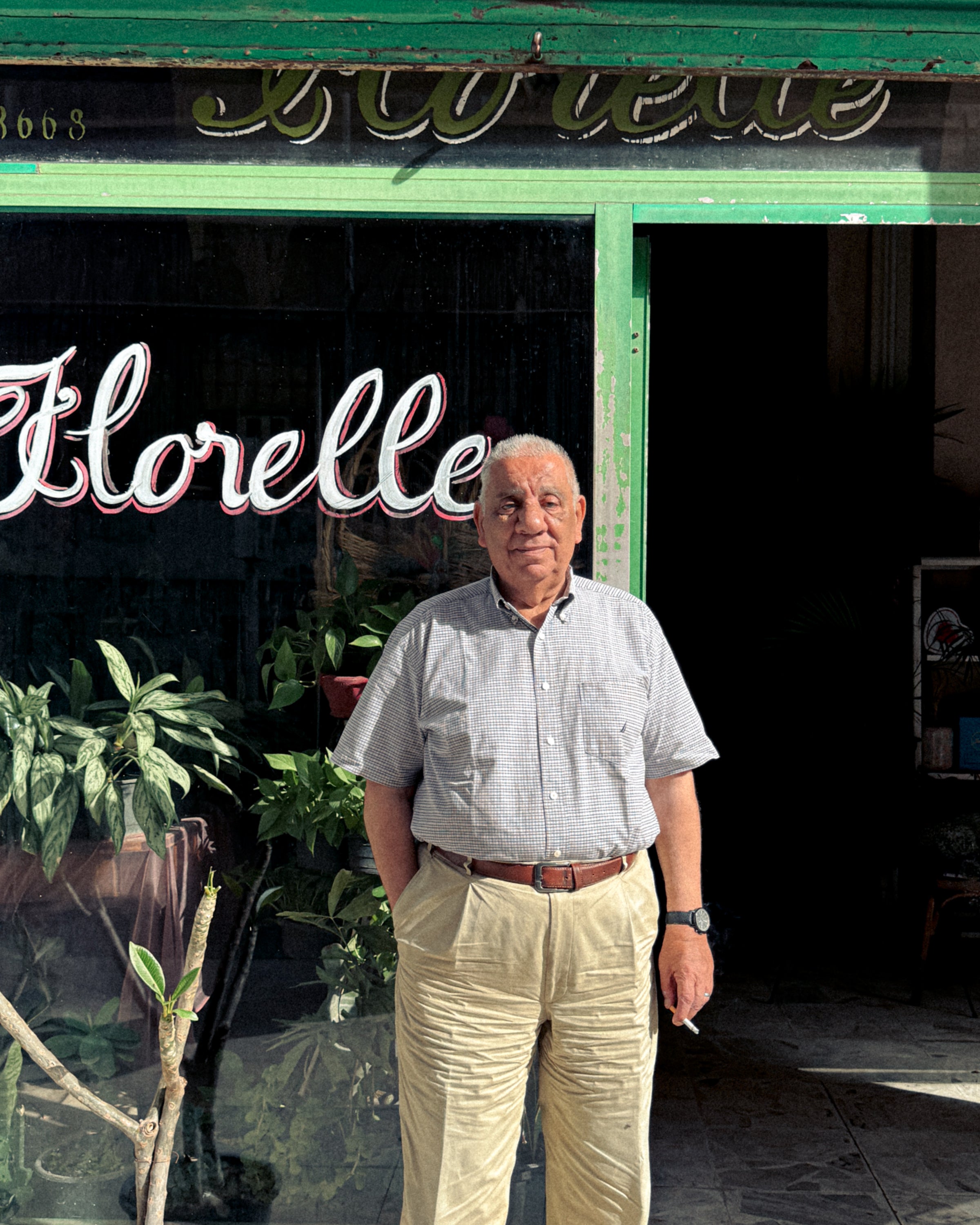 Alexandria flower shop Egypt history au pavillion de florelle