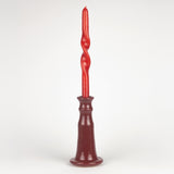 Shamaadan Clay Candle Holder in Burgundy