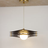 Sheesh Steel Pendant in Black