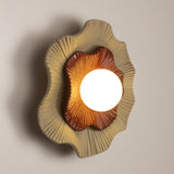 Ward Balady (L) Wall Lamp in Gray/Burgundy