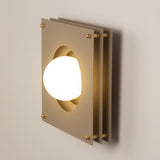Sheesh Steel Wall Lamp in Taupe