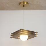 Sheesh Steel Pendant in Taupe