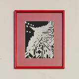 Red Monochrome frame 30x35