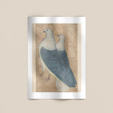 Two Pigeons Print
