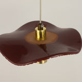 Ward Balady (S) Clay Pendant in Burgundy