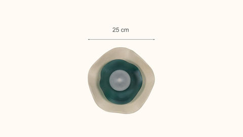 Sahel Wall Lamp in Glass & Clay image