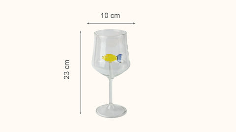 Fish Wine Pyrex Glass image