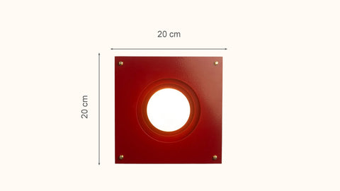 Sheesh Steel Pendant in Burgundy image