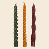 Halazona Beeswax Multicolor Candles (Set of 3)