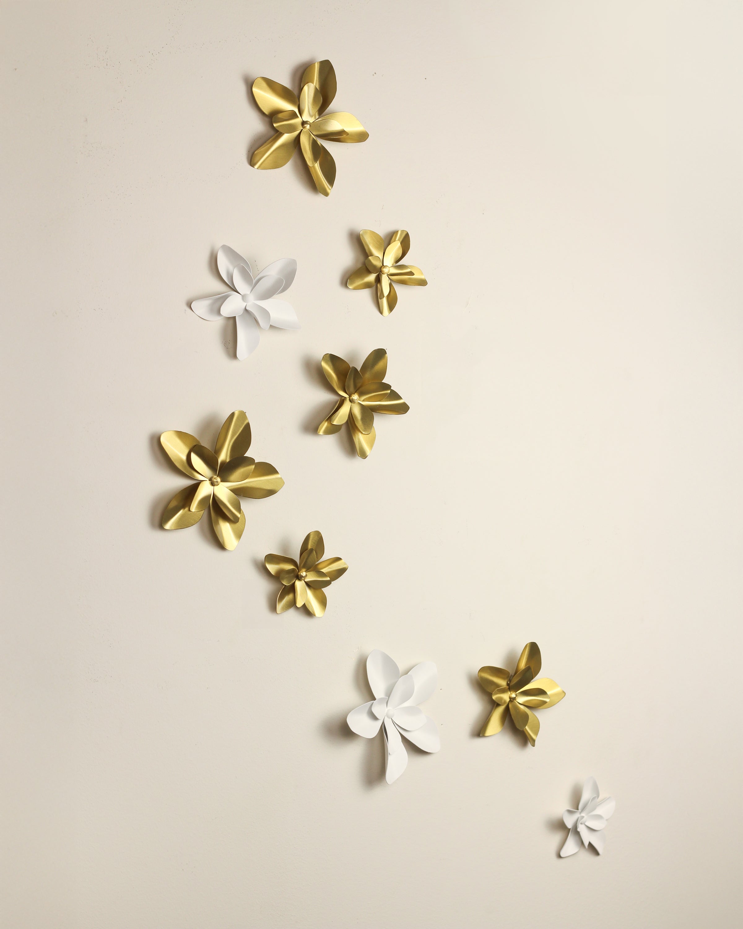 Fol & Yasmine Brass Wall Art (Set of 3)