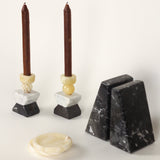 Arayes Marble Candleholder (Set of 2)