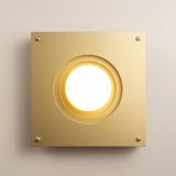 Sheesh Steel Wall Lamp in Gold