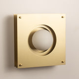 Sheesh Steel Wall Lamp in Gold