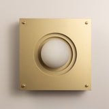 Sheesh Steel Wall Lamp in Gold