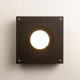 Sheesh Steel Wall Lamp in Black