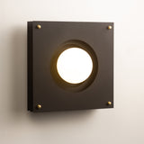 Sheesh Steel Wall Lamp in Black