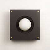 Sheesh Steel Wall Lamp in Black