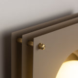 Sheesh Steel Wall Lamp in Taupe