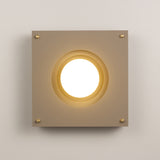Sheesh Steel Wall Lamp in Taupe