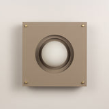 Sheesh Steel Wall Lamp in Taupe