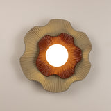 Ward Balady (L) Wall Lamp in Gray/Burgundy