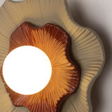 Ward Balady (L) Wall Lamp in Gray/Burgundy