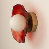 Karkadeh Glass Wall Lamp (S)
