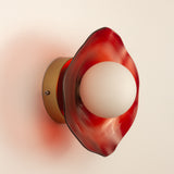 Karkadeh Glass Wall Lamp (S)