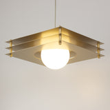 Sheesh Steel Pendant in Gold