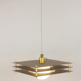 Sheesh Steel Pendant in Taupe