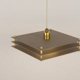 Sheesh Steel Pendant in Taupe