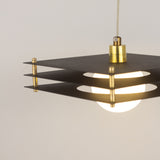 Sheesh Steel Pendant in Black