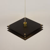 Sheesh Steel Pendant in Black