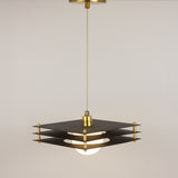 Sheesh Steel Pendant in Black