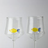 Fish Wine Pyrex Glass