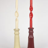 Shamaadan Clay Candle Holder in Burgundy