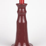Shamaadan Clay Candle Holder in Burgundy