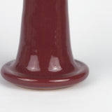 Shamaadan Clay Candle Holder in Burgundy