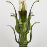 Nakhlah Glass Candle Holder (S) in Green