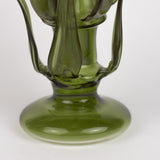 Nakhlah Glass Candle Holder (S) in Green
