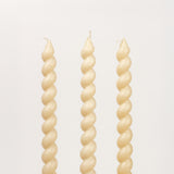 Halazona Beeswax Candle in Linen (Set of 3)