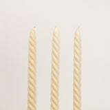Linen Beeswax Candle Trio ( Set of 3)