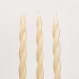 Linen Beeswax Candle Trio ( Set of 3)
